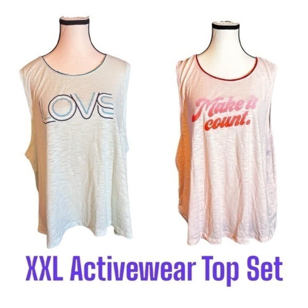 Women’s XXL Old Navy Activewear Tank Top 2 Top Set!